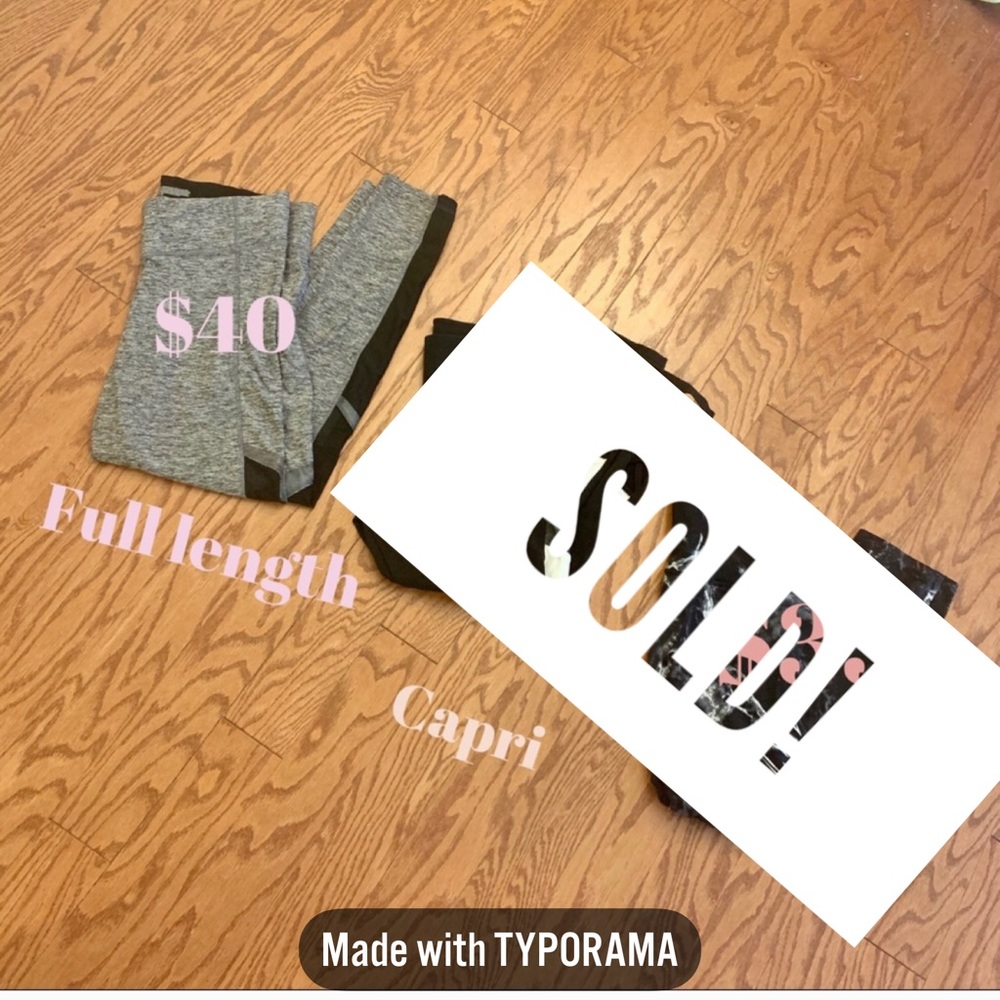 C3 pairs of VS Pink Leggings *GRAY STILL AVAIL*